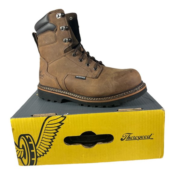 Thorogood Other - NEW Thorogood Mens V-Series 804-3237 Brown Composite Toe Waterproof Boots 9.5M
